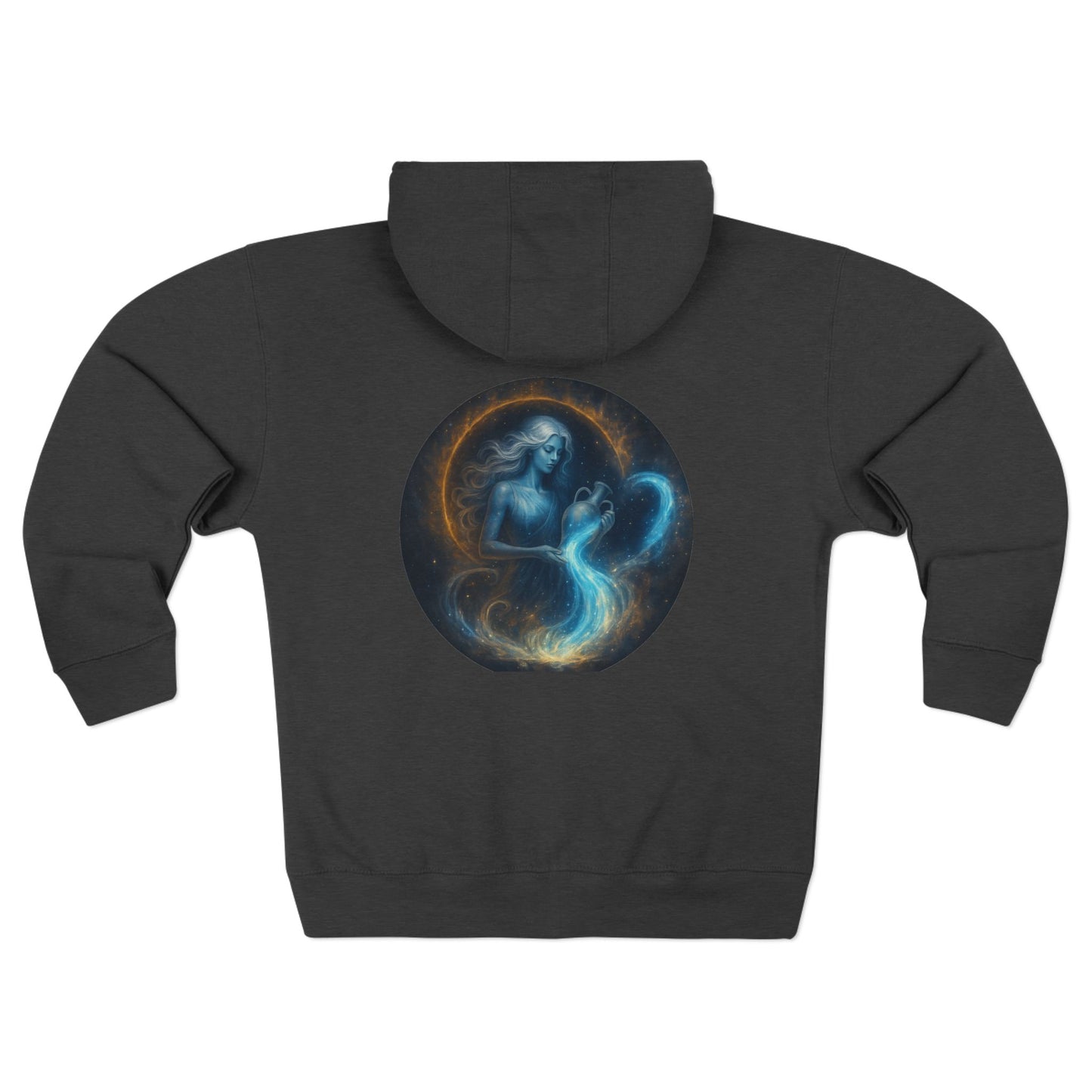 Aquarius Unisex Zip Hoodie