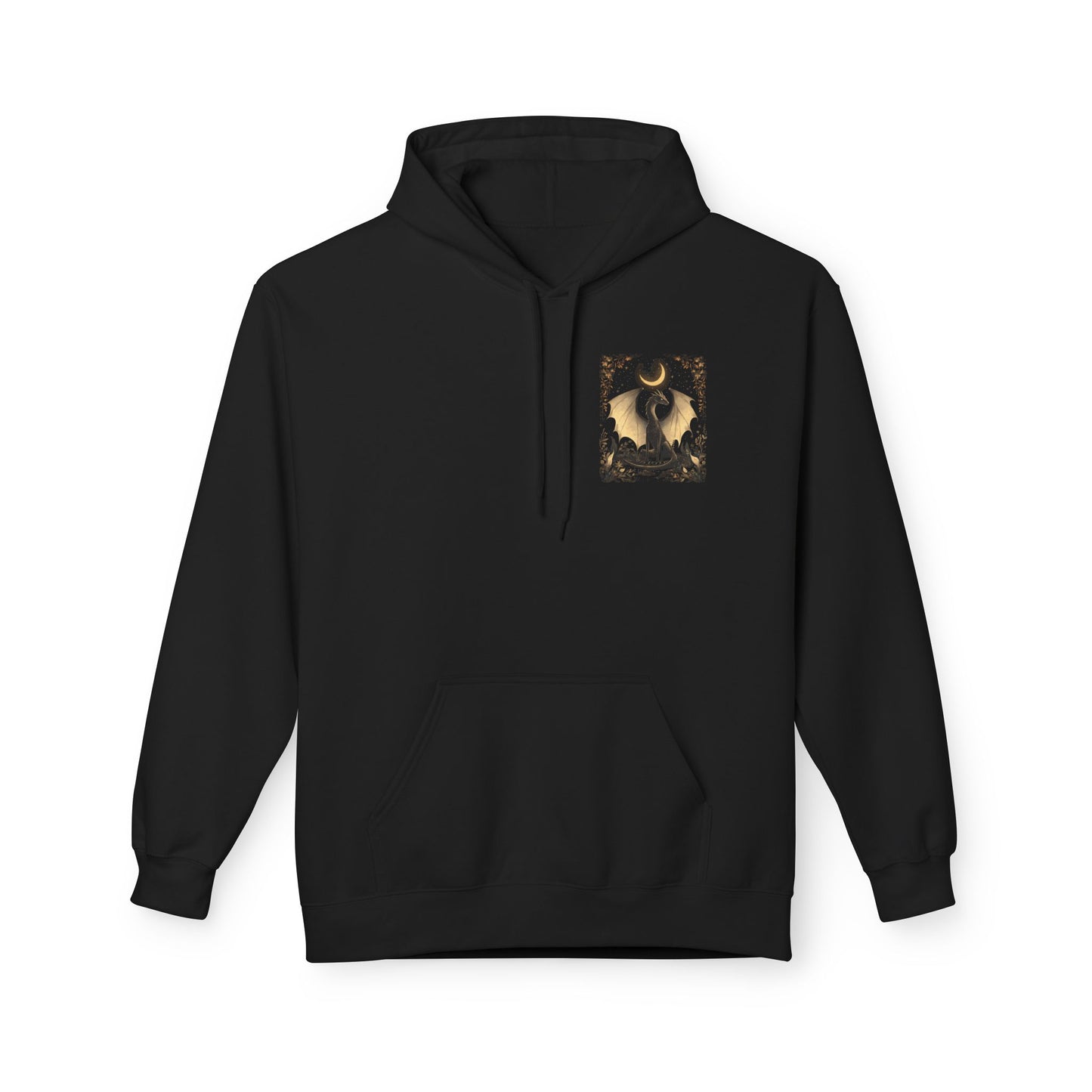 Magical Dragon & Moon Fleece Unisex Pullover