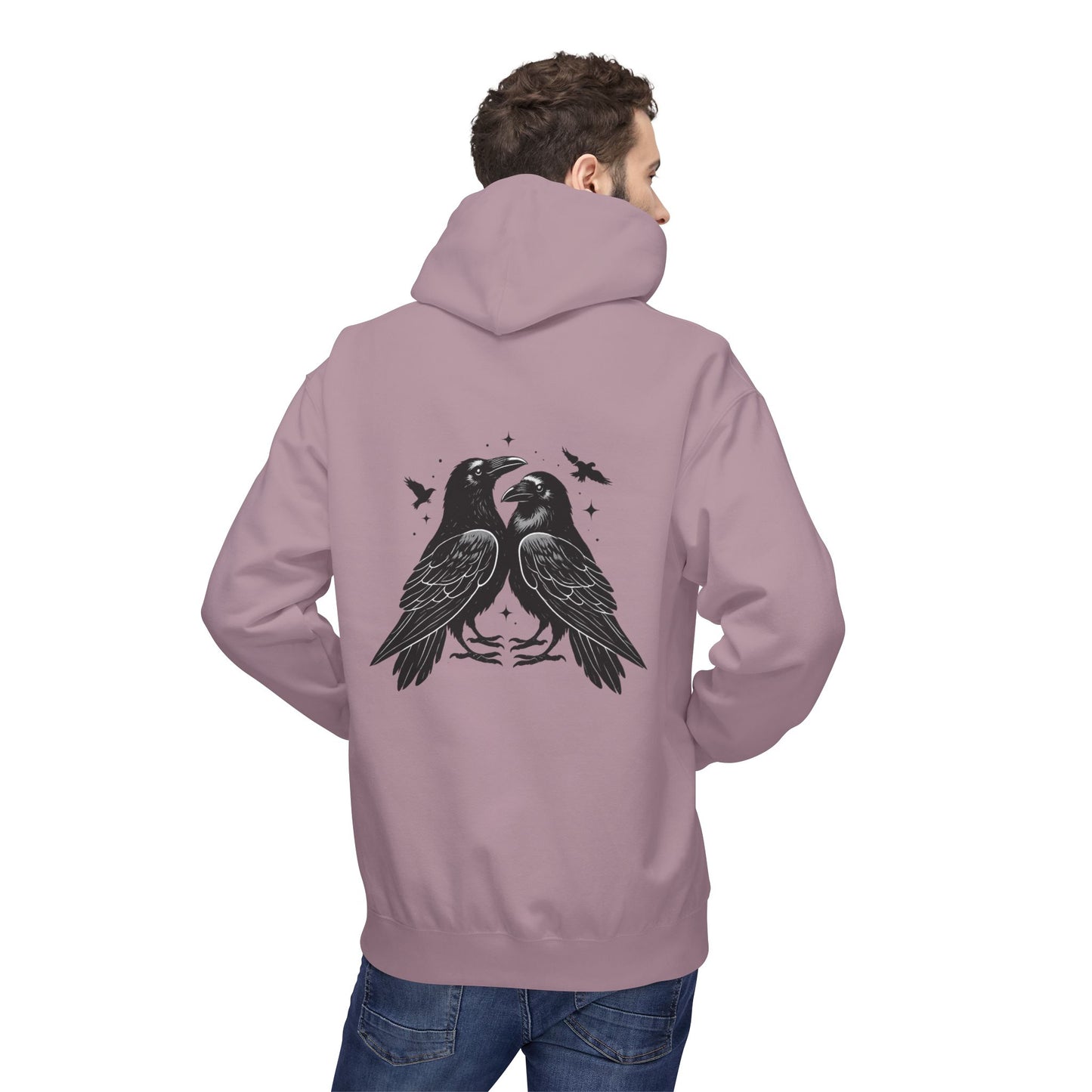 Raven Love Unisex Fleece Pullover