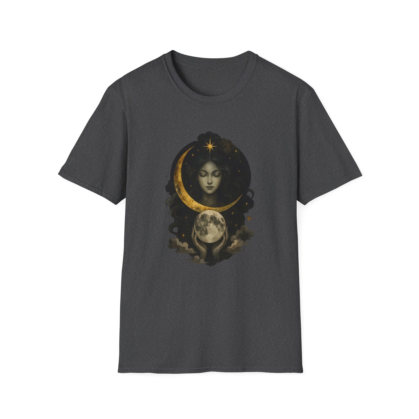 Goddess Moon Unisex Softstyle T-Shirt