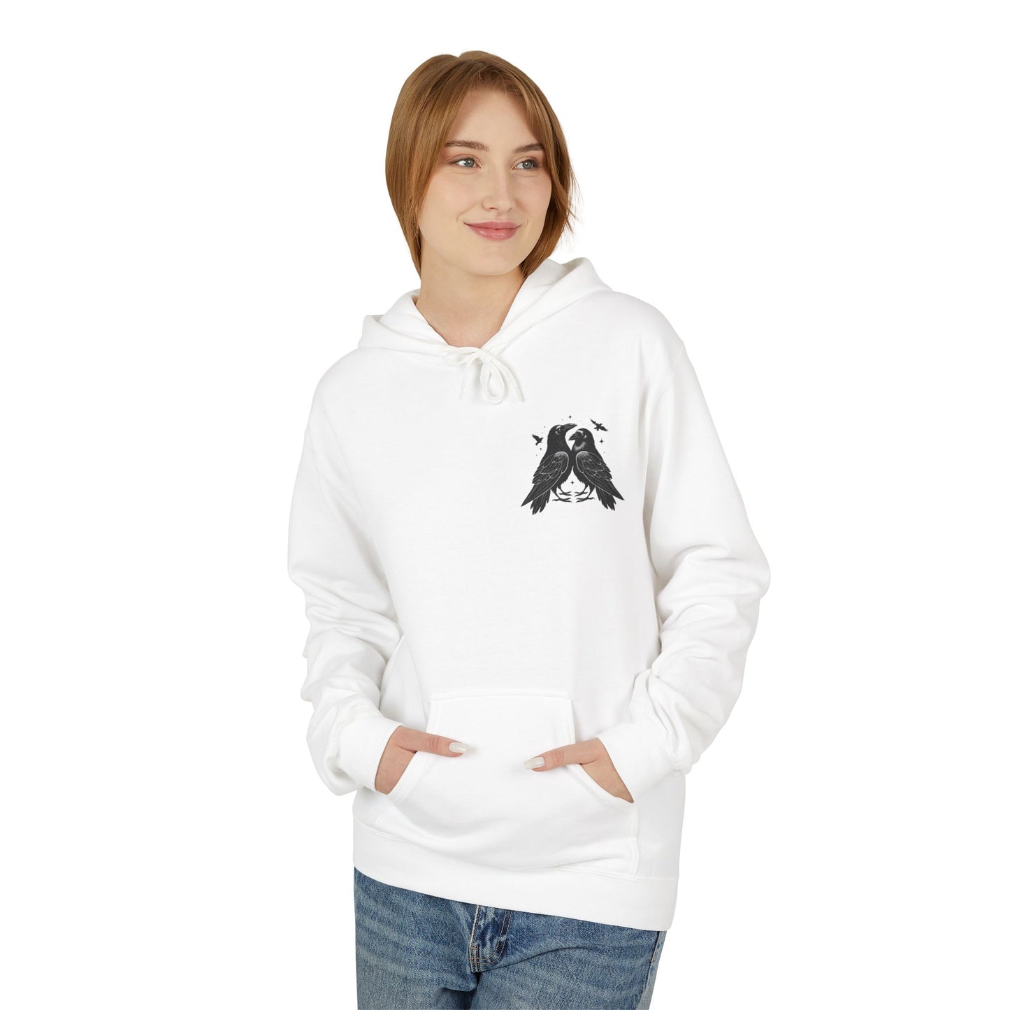 Raven Love Unisex Fleece Pullover