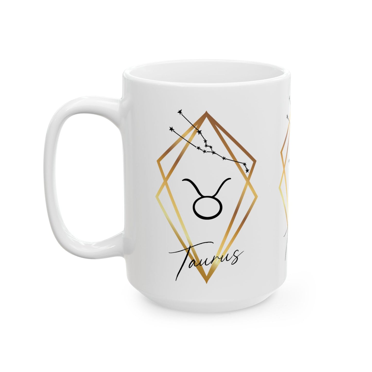 Taurus Constellation Ceramic Coffee Cup 15oz