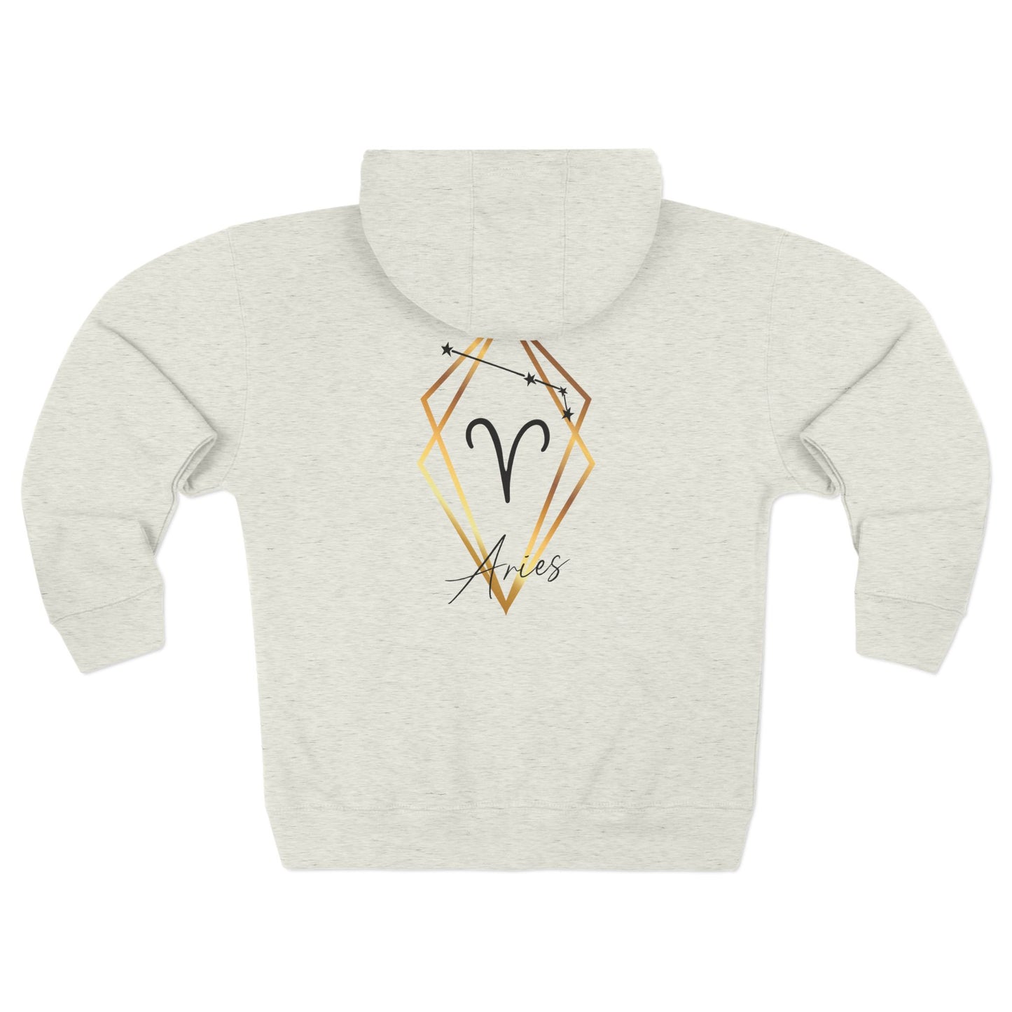 Aries Unisex Zip Hoodie