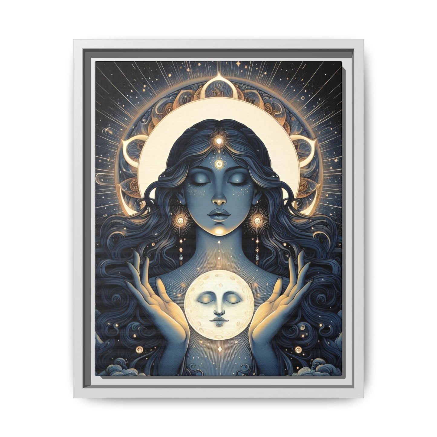 Celestial Goddess Canvas Wall Art 11x14