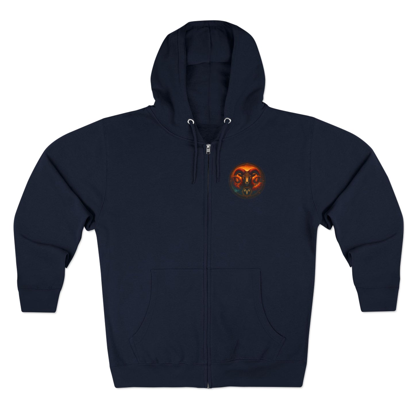 Aries Unisex Zip Hoodie