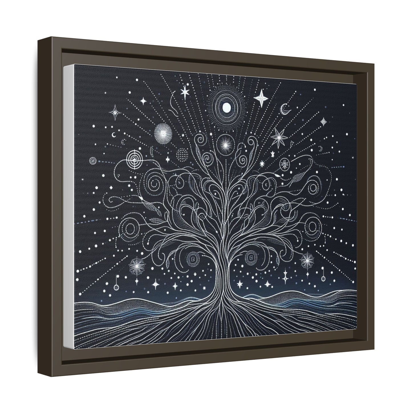 Celestial Tree Canvas Art 12x9 & 14x11