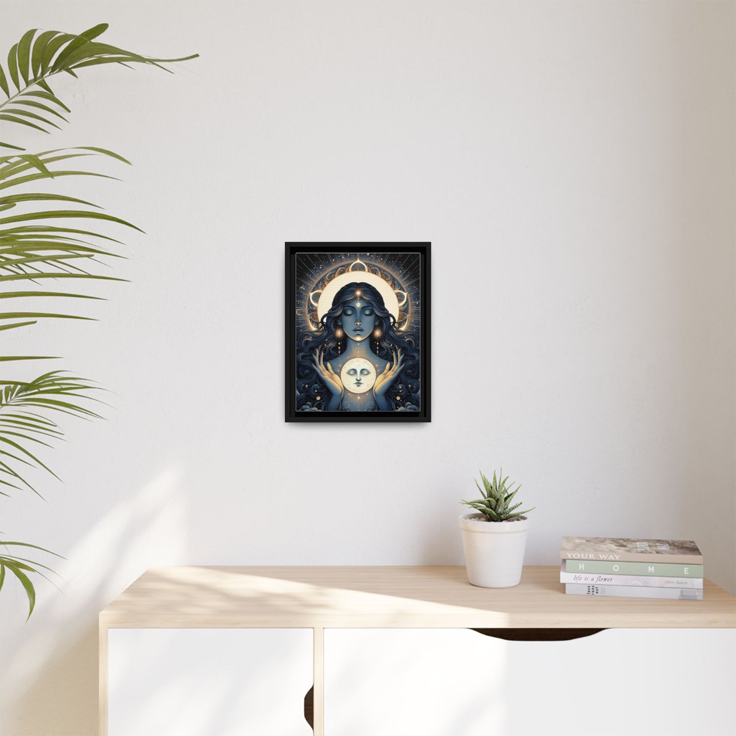 Celestial Goddess Canvas Wall Art 11x14