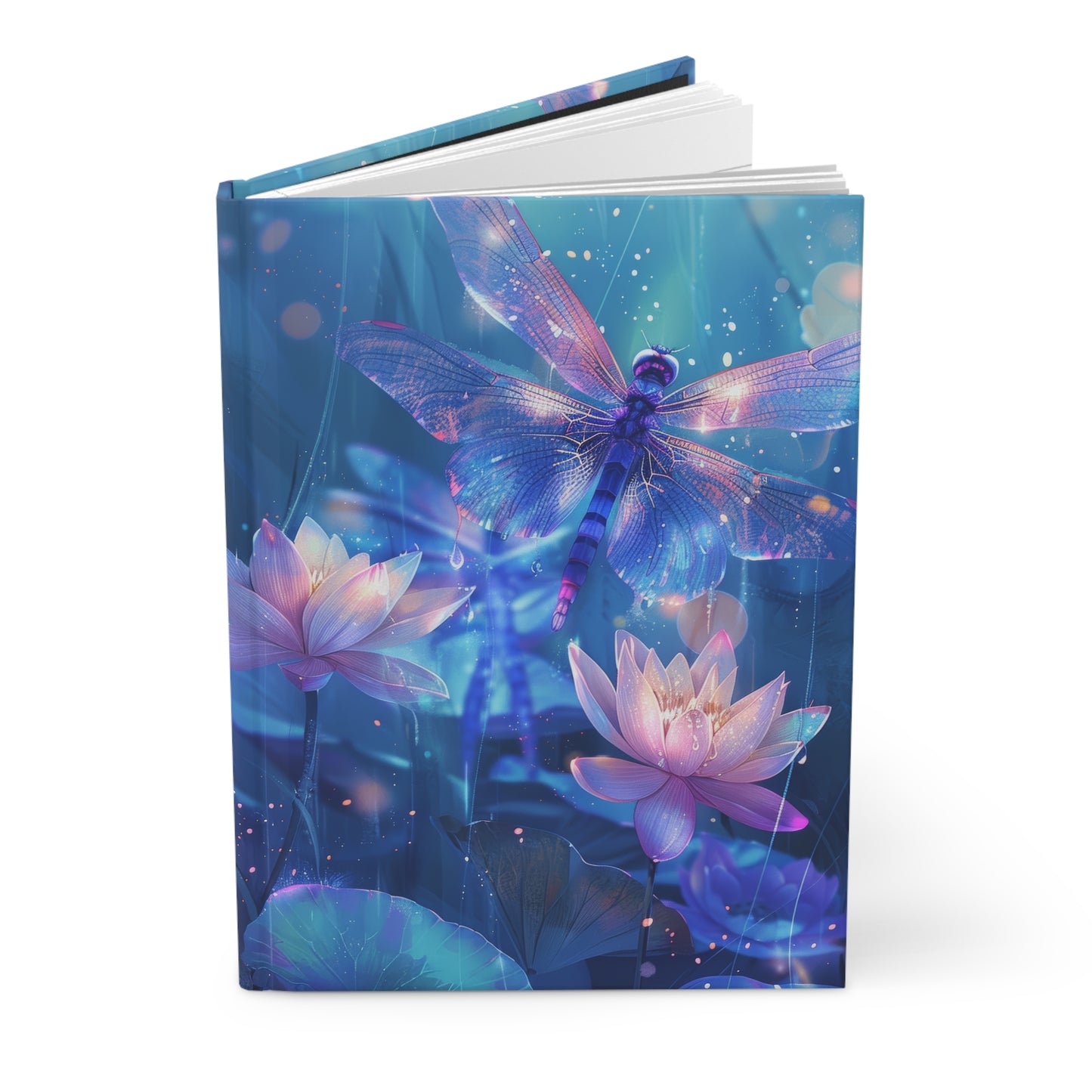 Whimsical Dragonfly Hardcover Journal