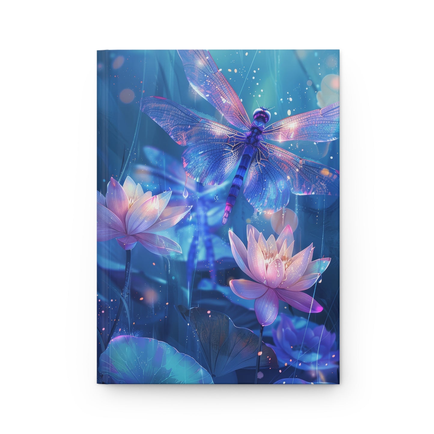 Whimsical Dragonfly Hardcover Journal