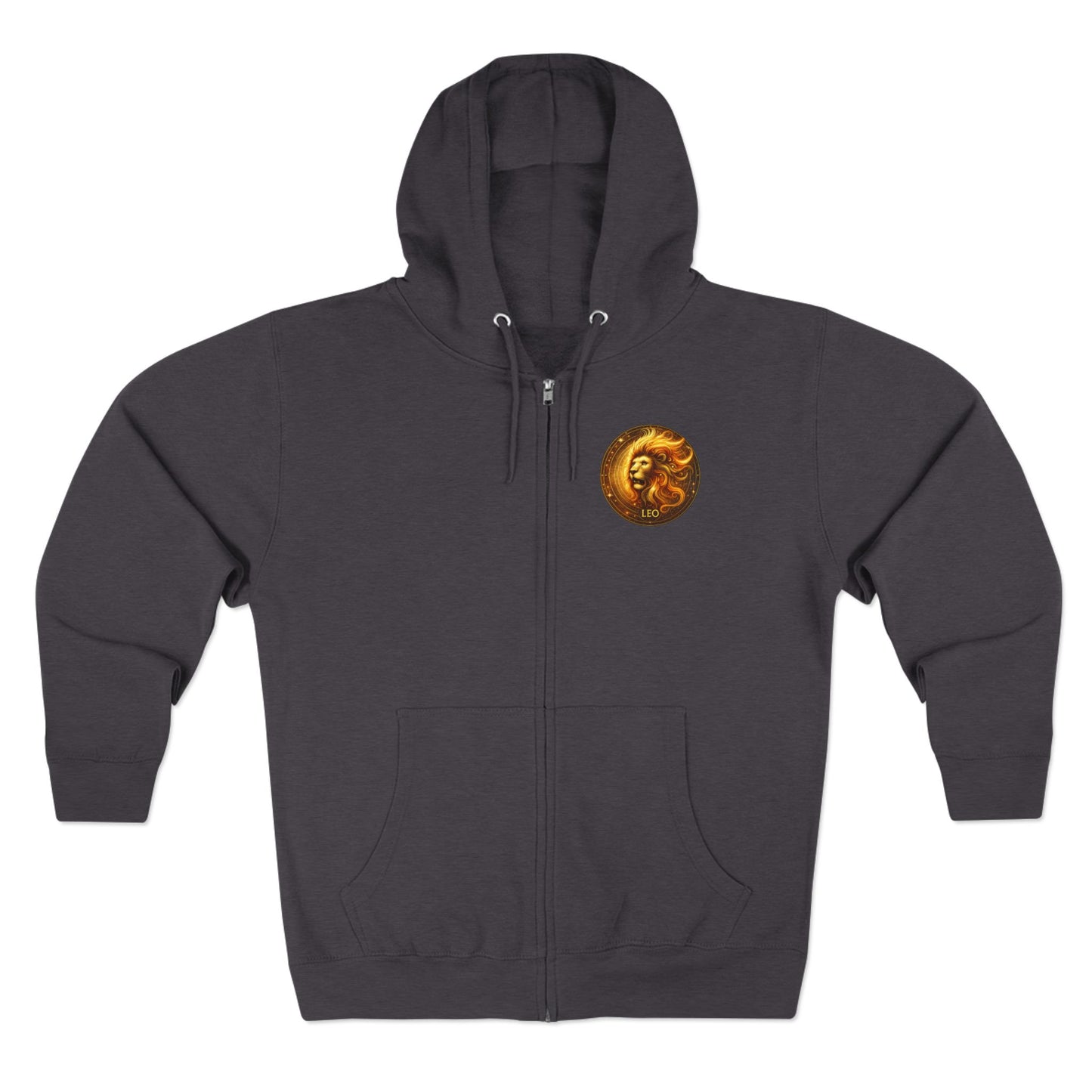 Leo Unisex Zip Hoodie
