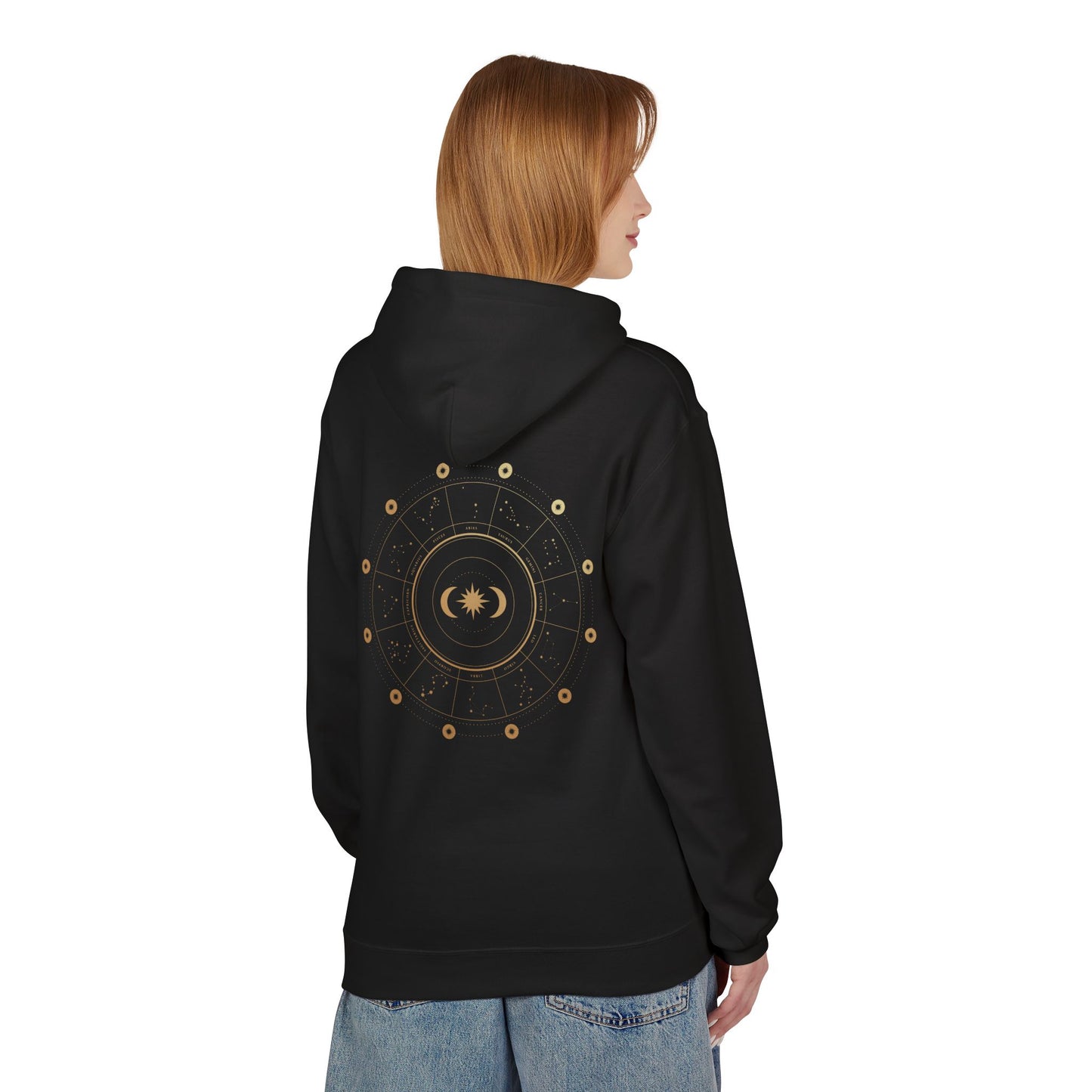 Celestial Glow  Unisex Midweight Softstyle Fleece Hood