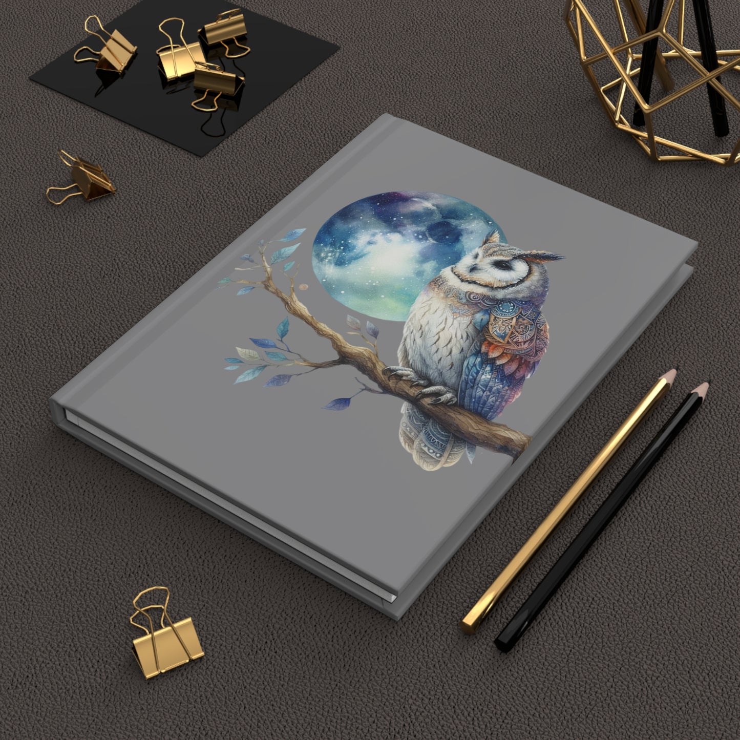 Moonlit Owl Hardcover Journal