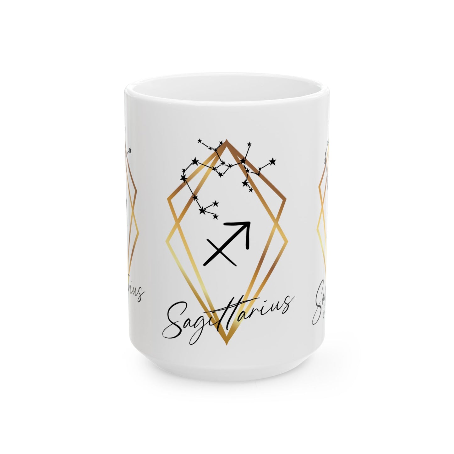 Sagittarius Constellation Ceramic Coffee Cup 15oz