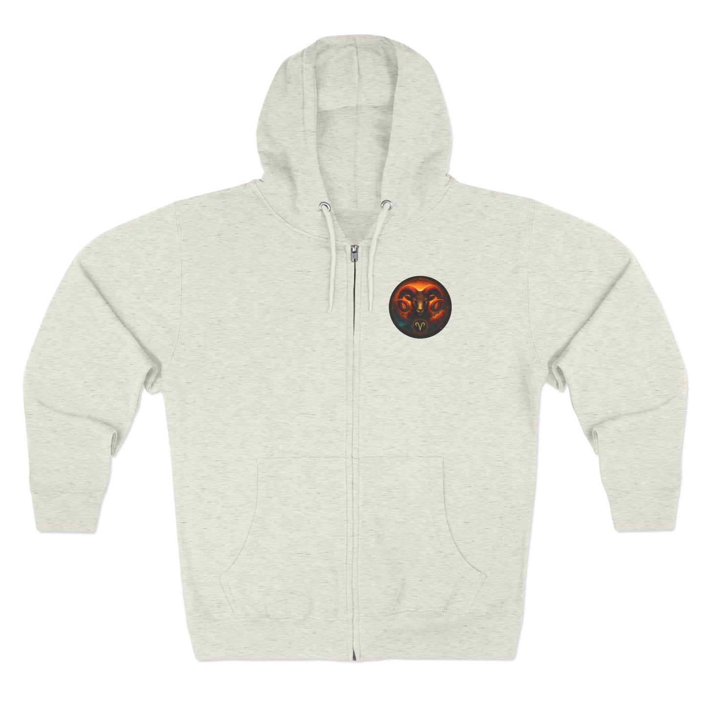 Aries Unisex Zip Hoodie