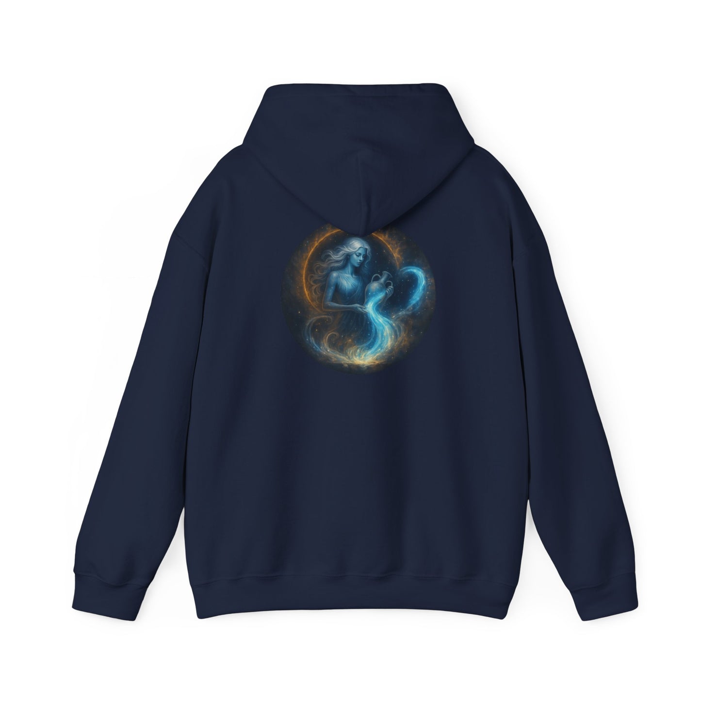 Aquarius Zodiac Unisex Fleece Hoodie