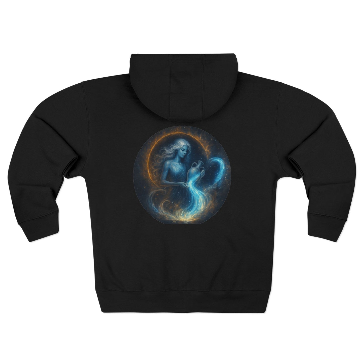 Aquarius Unisex Zip Hoodie