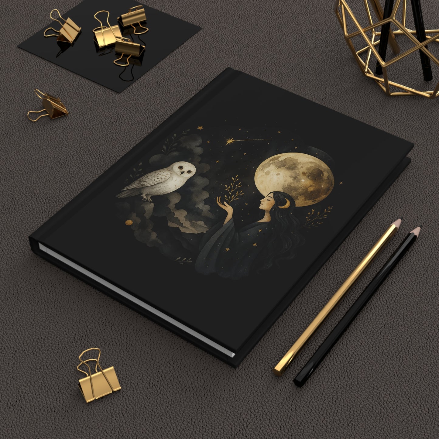 Mystical Moon Hardcover Journal