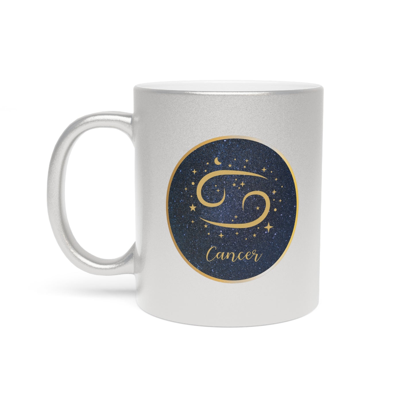 Cancer 11oz Metallic Mug