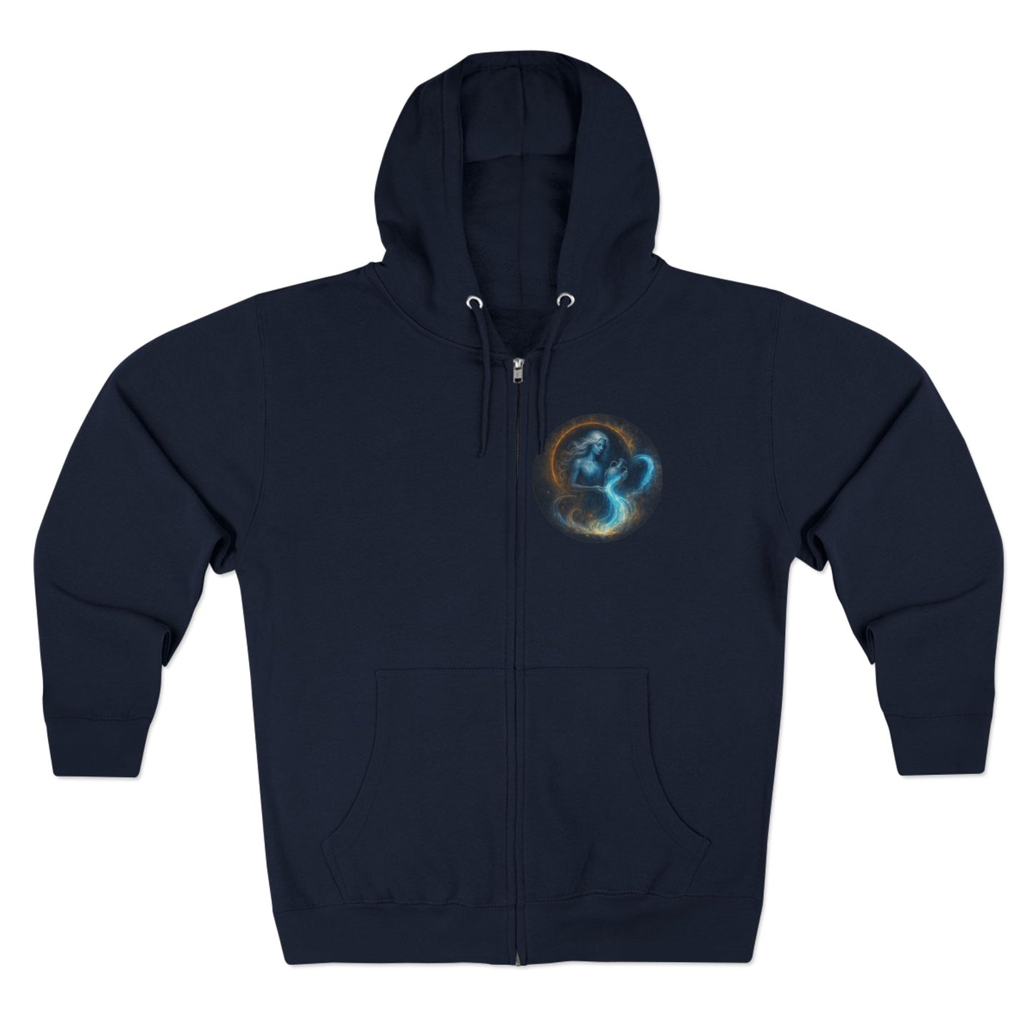 Aquarius Unisex Zip Hoodie