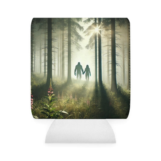 Sasquatch Silhouettes Can Cooler Sleeve