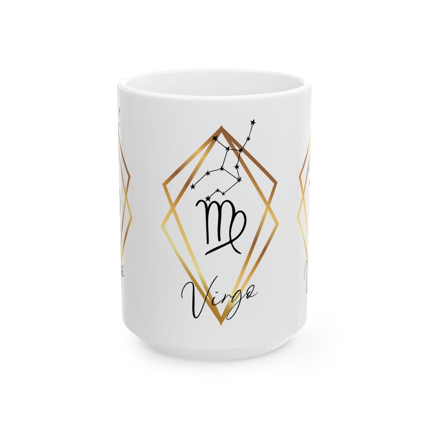 Virgo Constellation Ceramic Coffee Cup 15oz