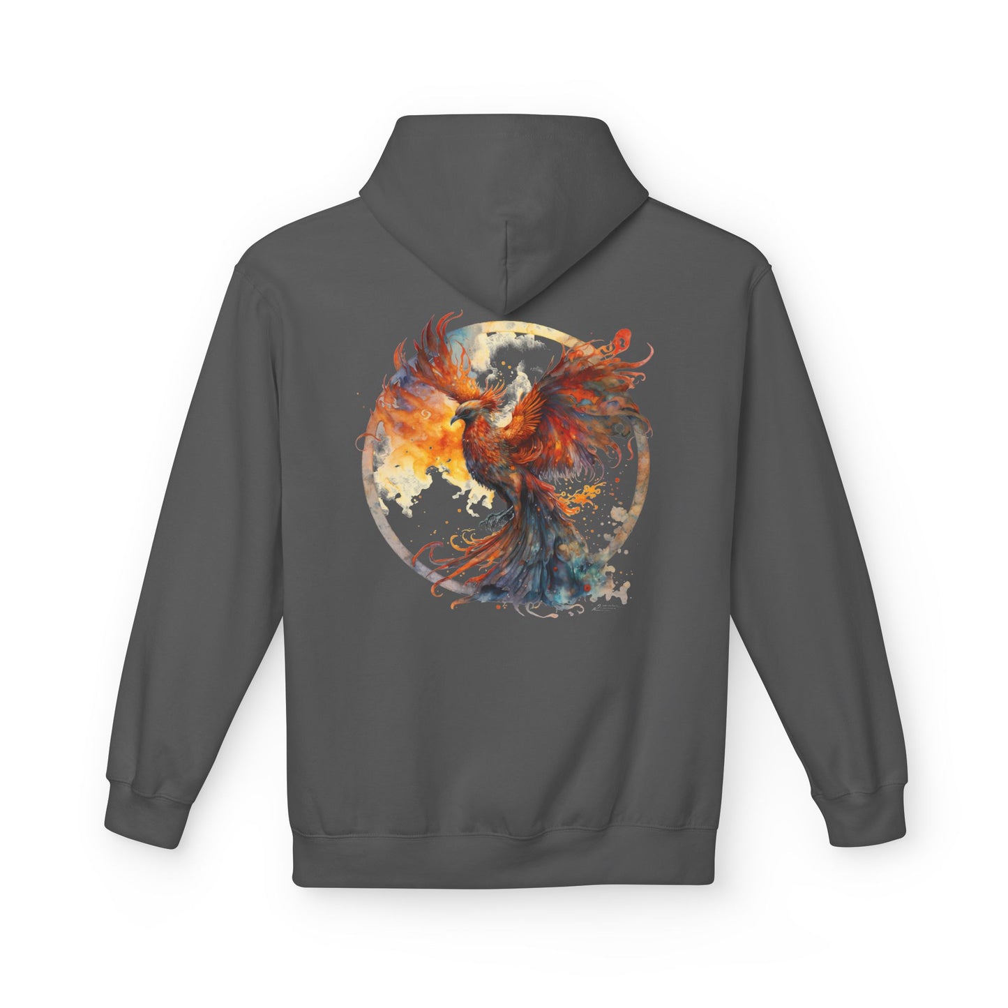 Phoenix Spirit Unisex Fleece Hoodie