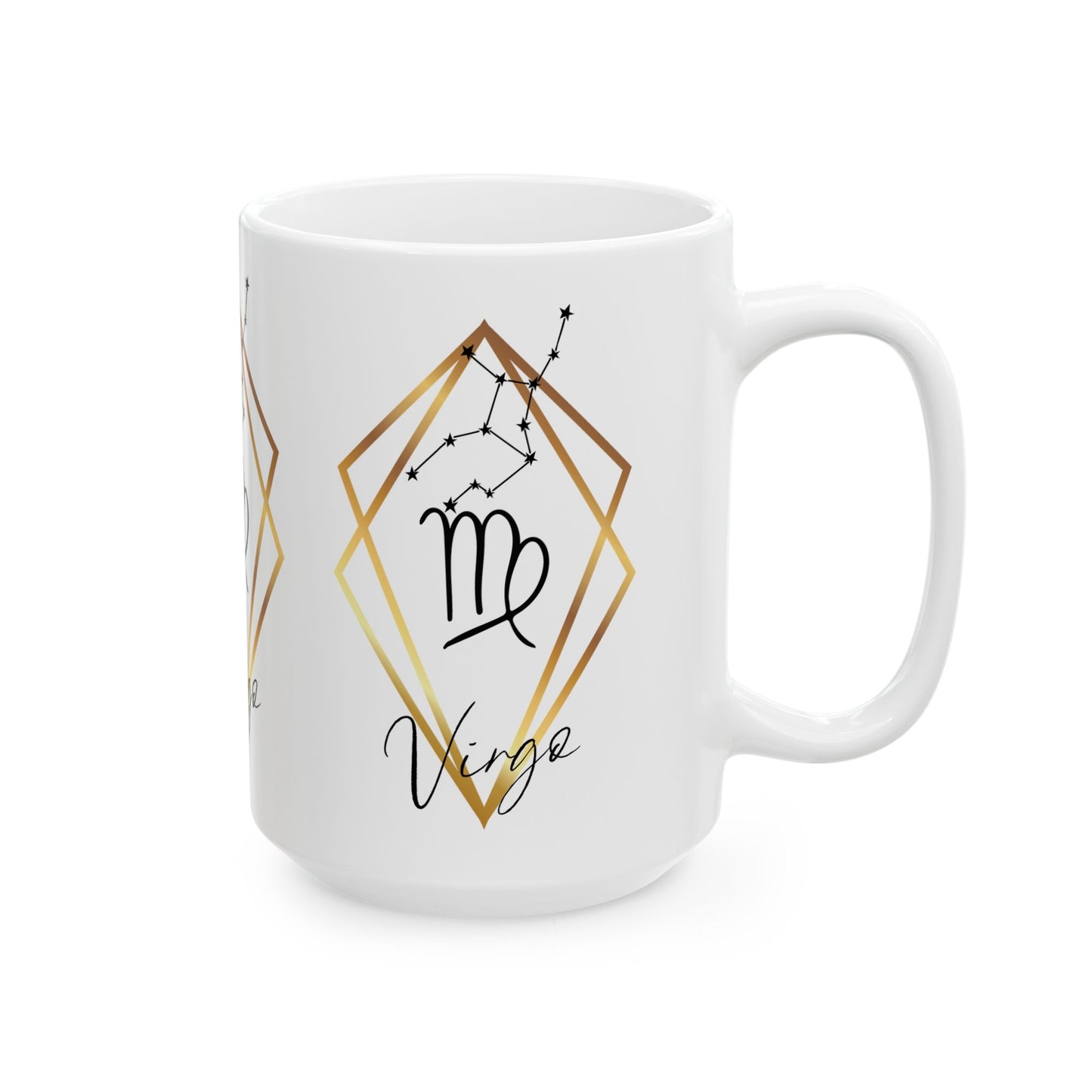 Virgo Constellation Ceramic Coffee Cup 15oz
