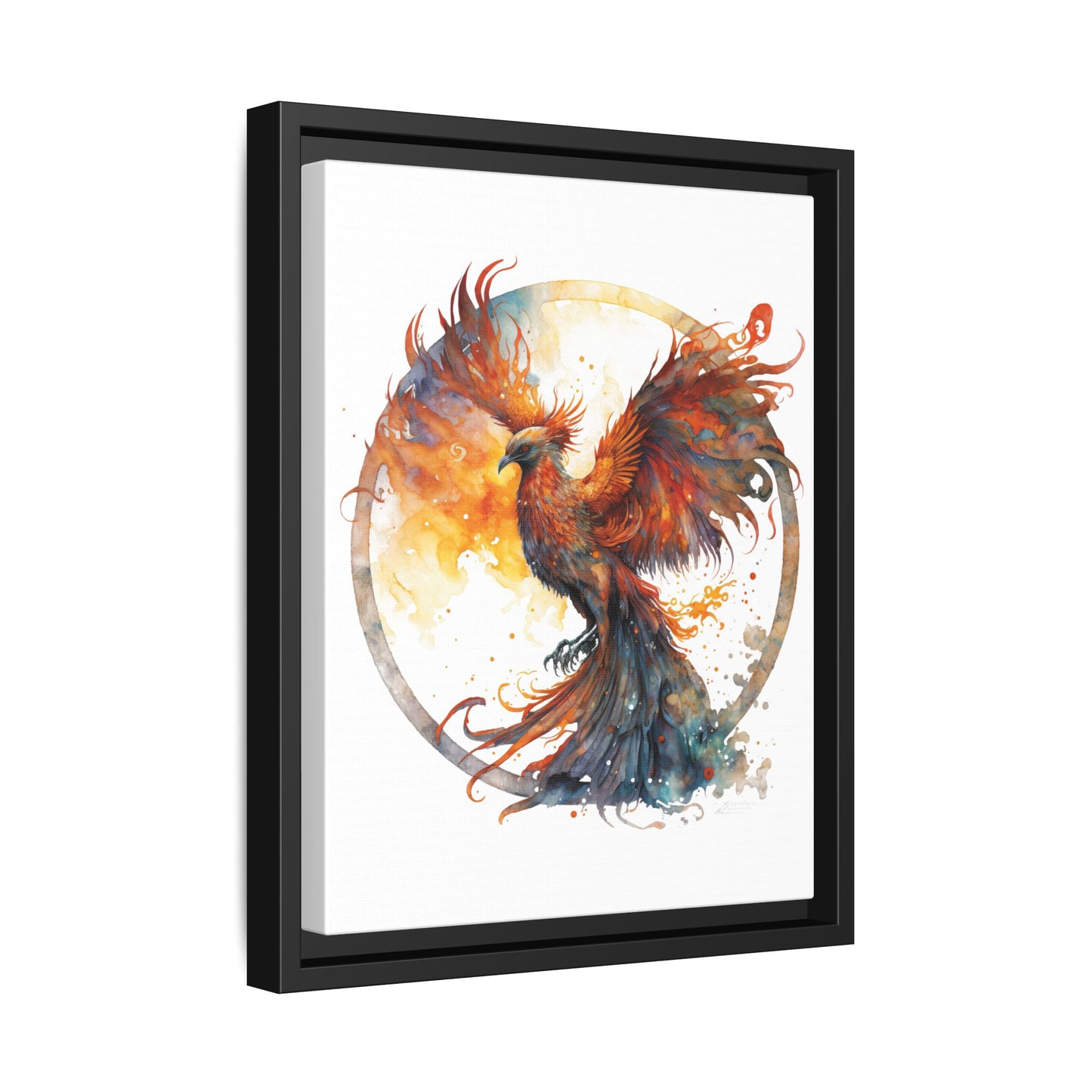 Vibrant Phoenix Art Print 11x14