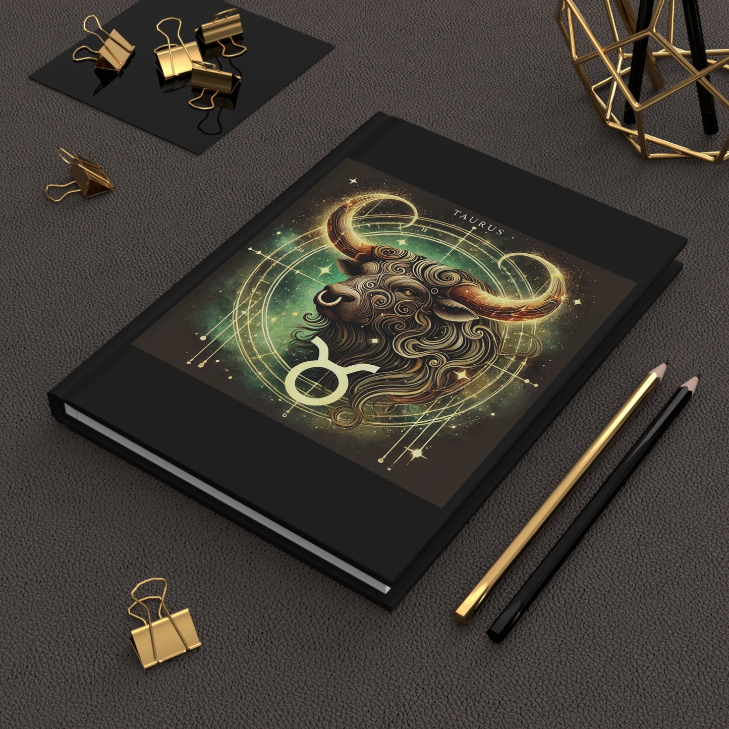 Taurus Zodiac Hardcover Journal