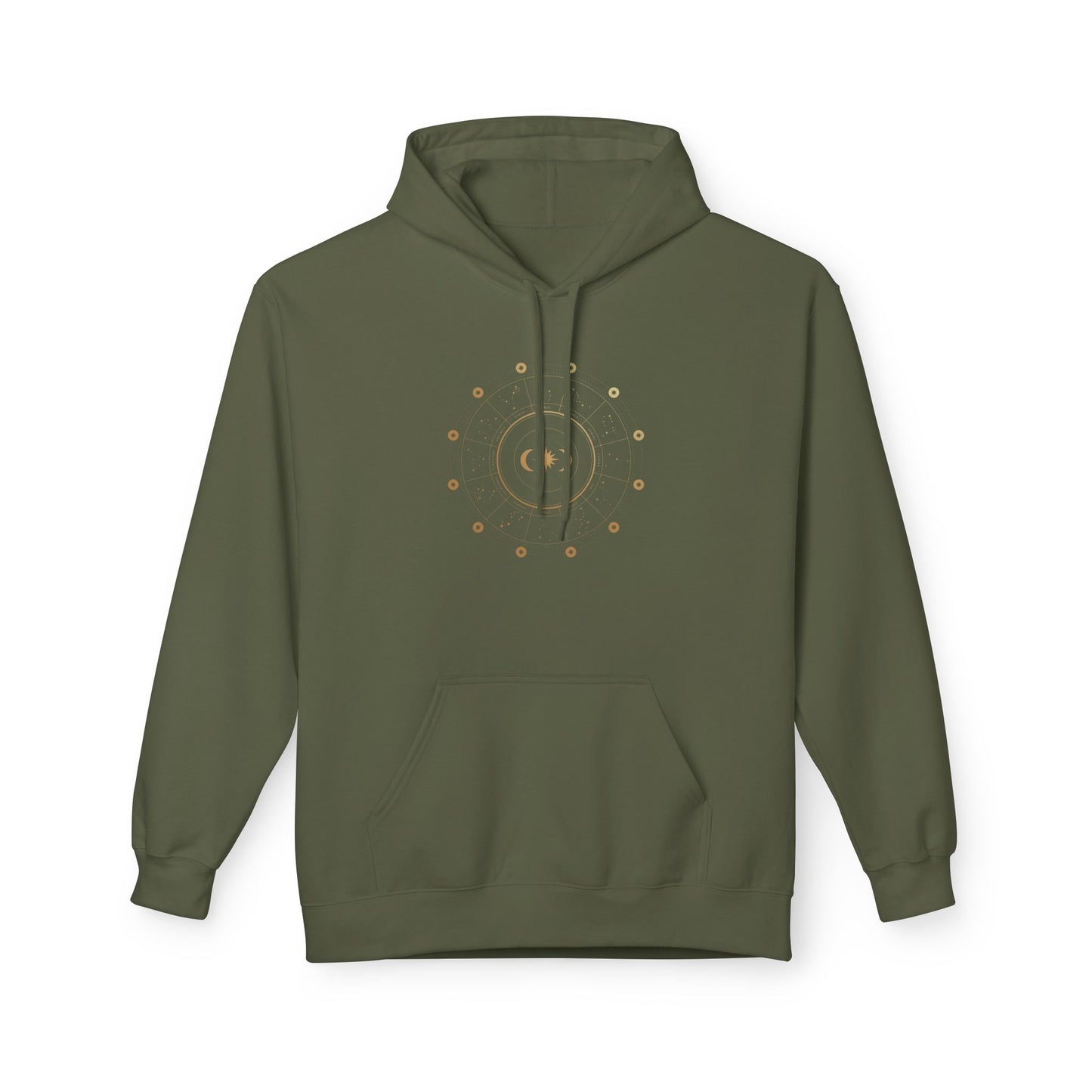Celestial Glow  Unisex Midweight Softstyle Fleece Hood