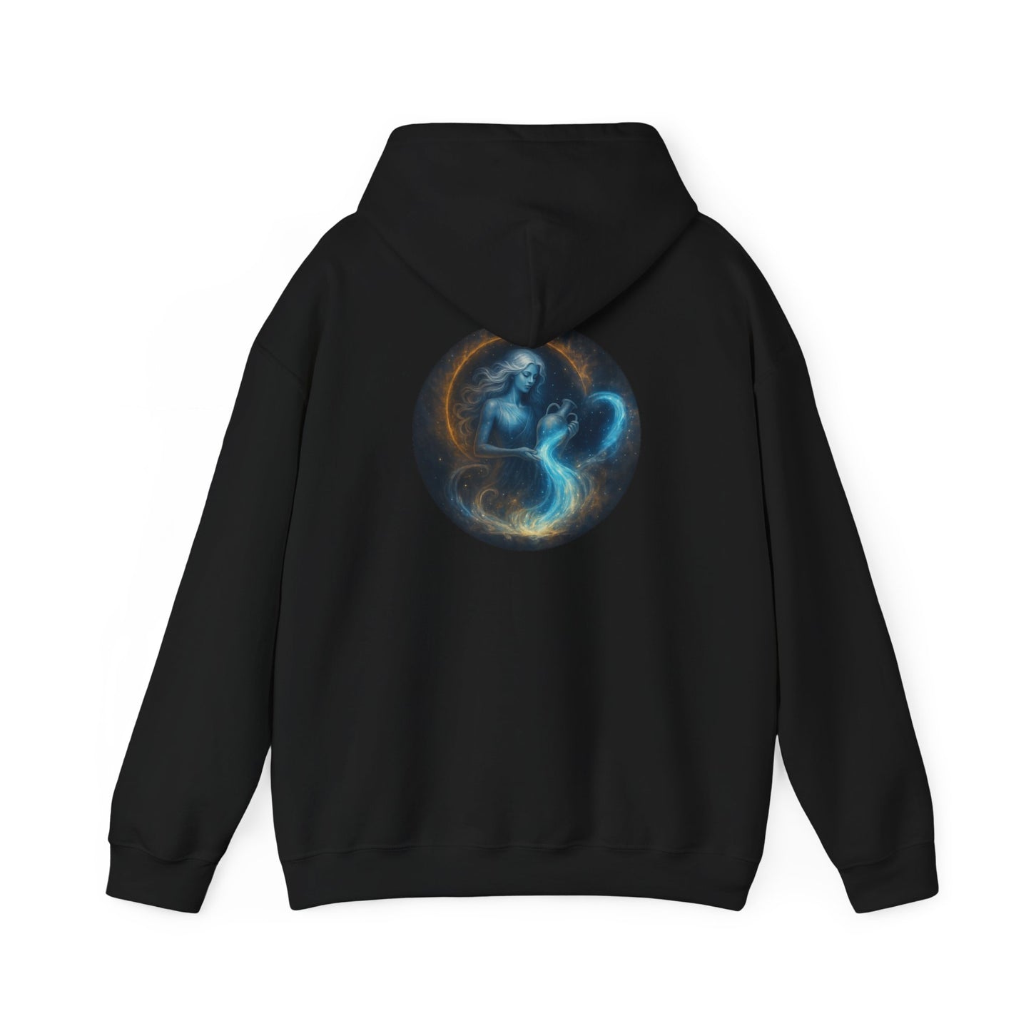 Aquarius Zodiac Unisex Fleece Hoodie