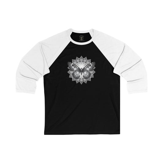 Bohemian Butterfly Unisex 3/4 Sleeve Shirt