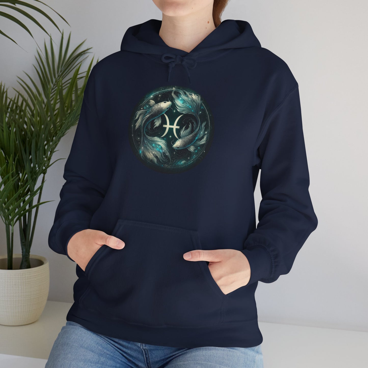 Pisces Zodiac Unisex Fleece Hoodie