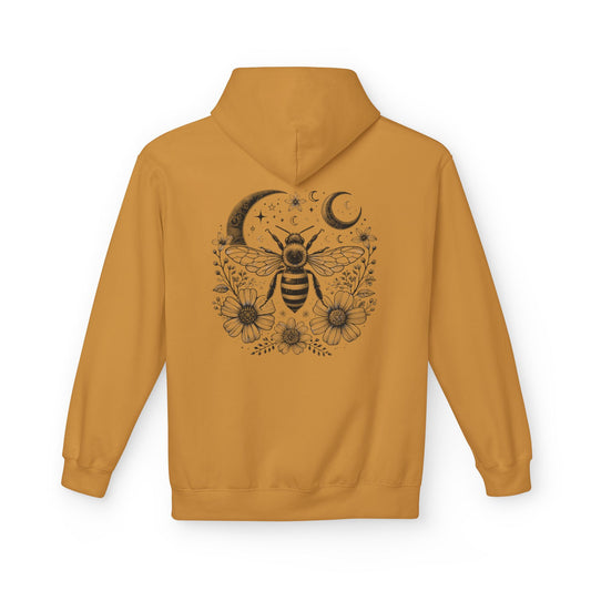 Bee-Inspired Fleece Hoodie Unisex