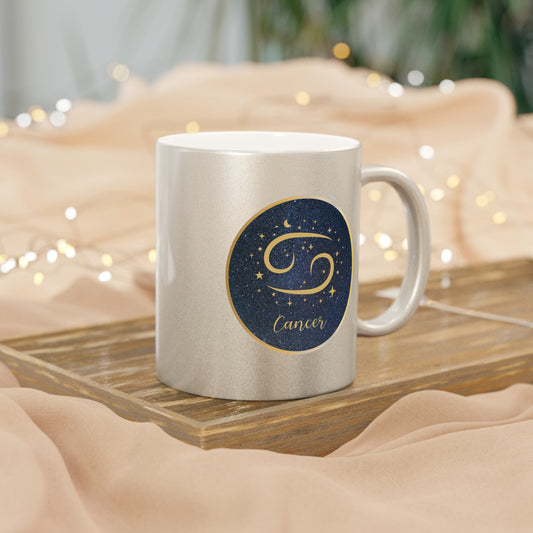 Cancer 11oz Metallic Mug