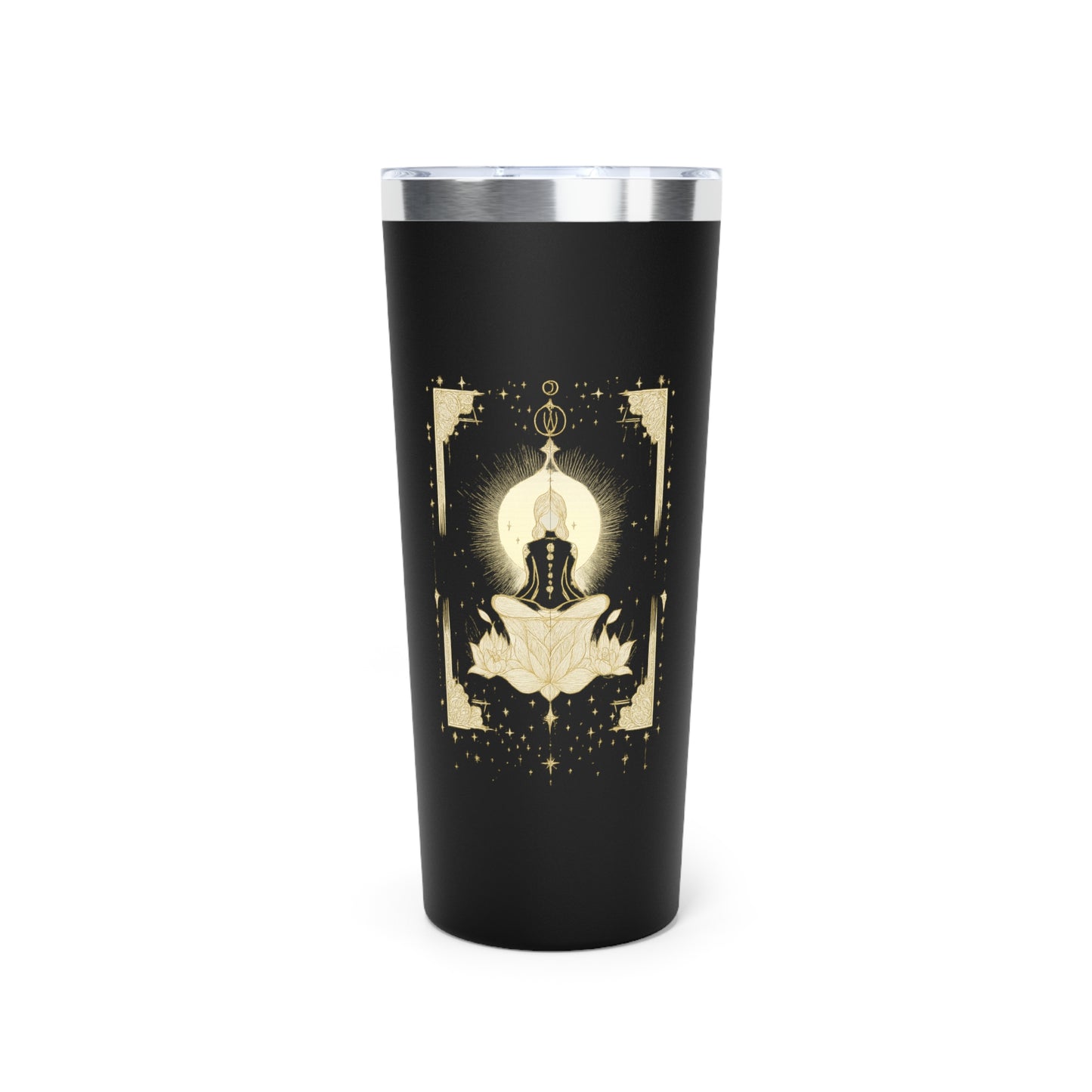 Serene Buddha Copper Vacuum Insulated Tumbler