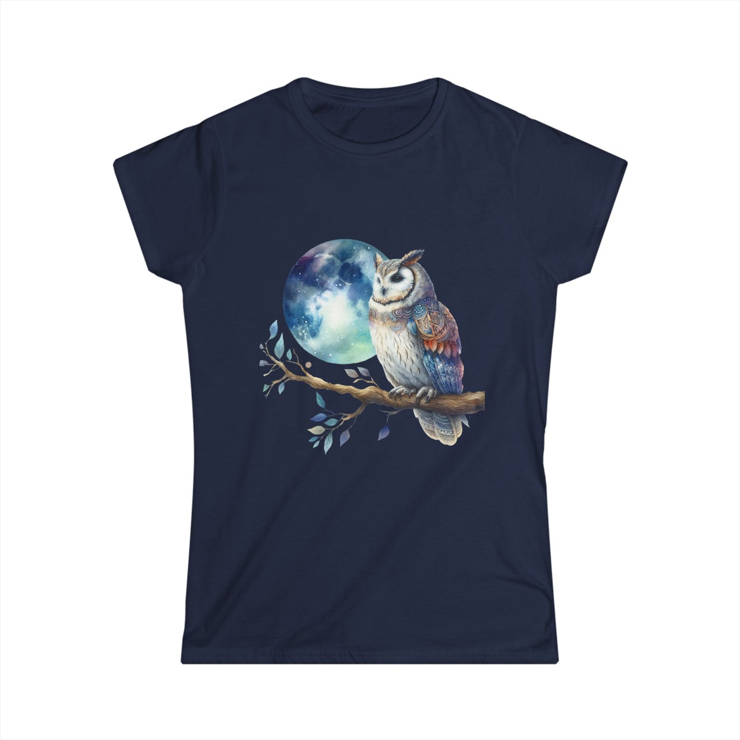 Women's Owl Moon Softstyle Tee