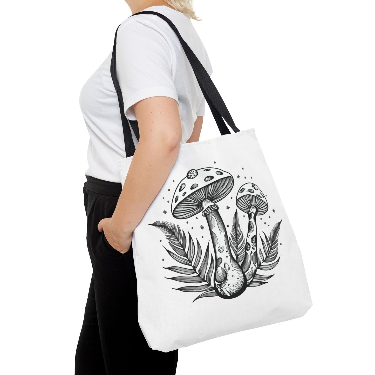 Bohemian Mushroom Tote Bag