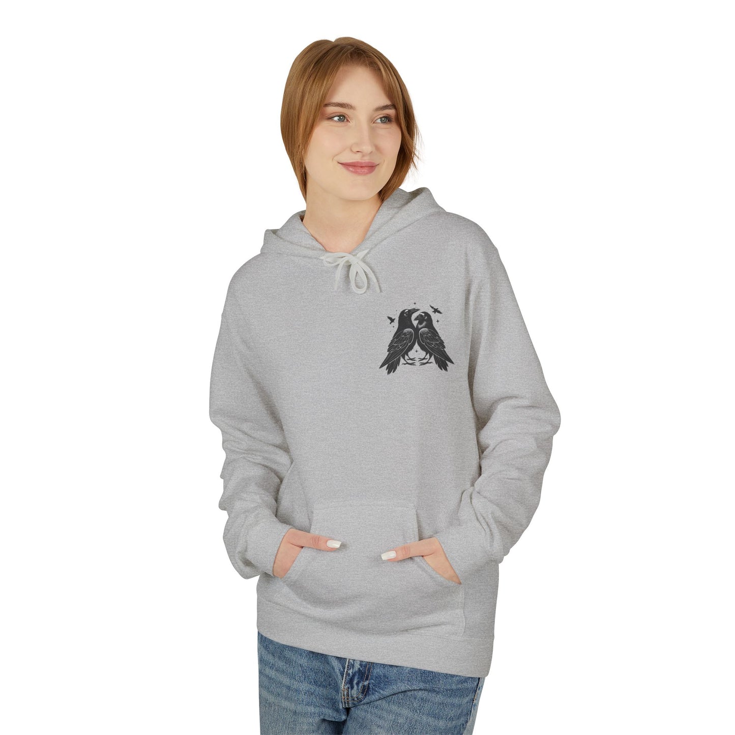 Raven Love Unisex Fleece Pullover