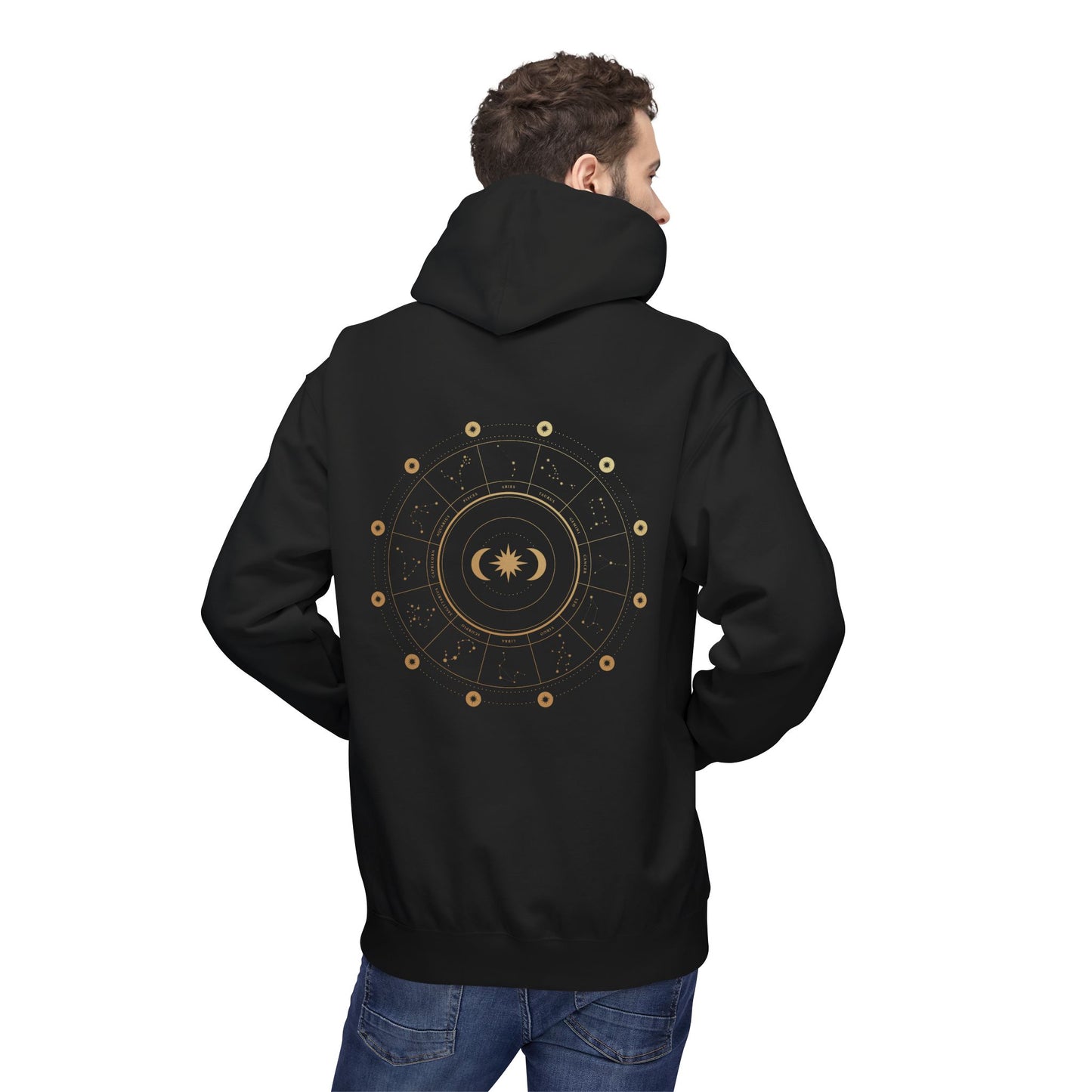 Celestial Glow  Unisex Midweight Softstyle Fleece Hood