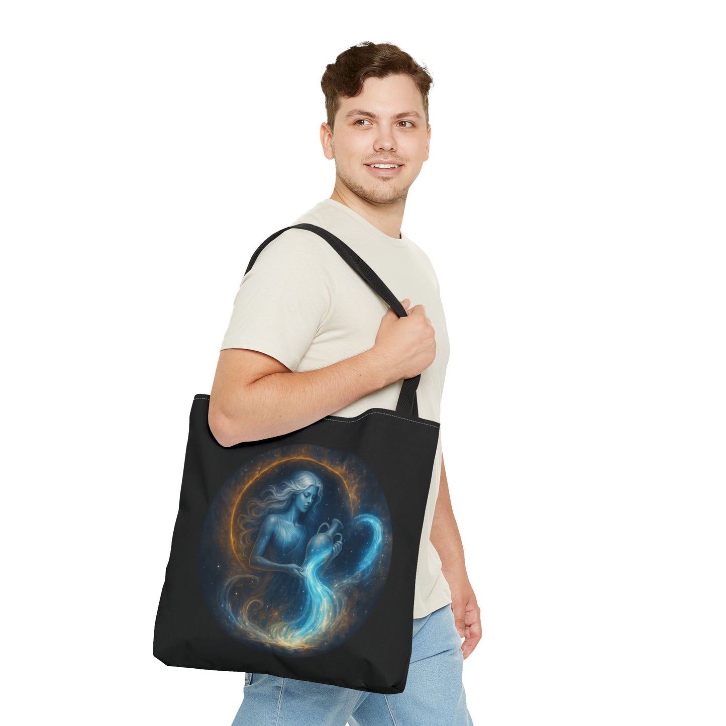 Aquarius Zodiac Tote Bag