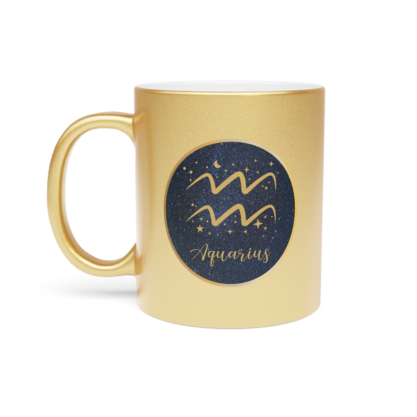 Aquarius 11oz Metallic Mug