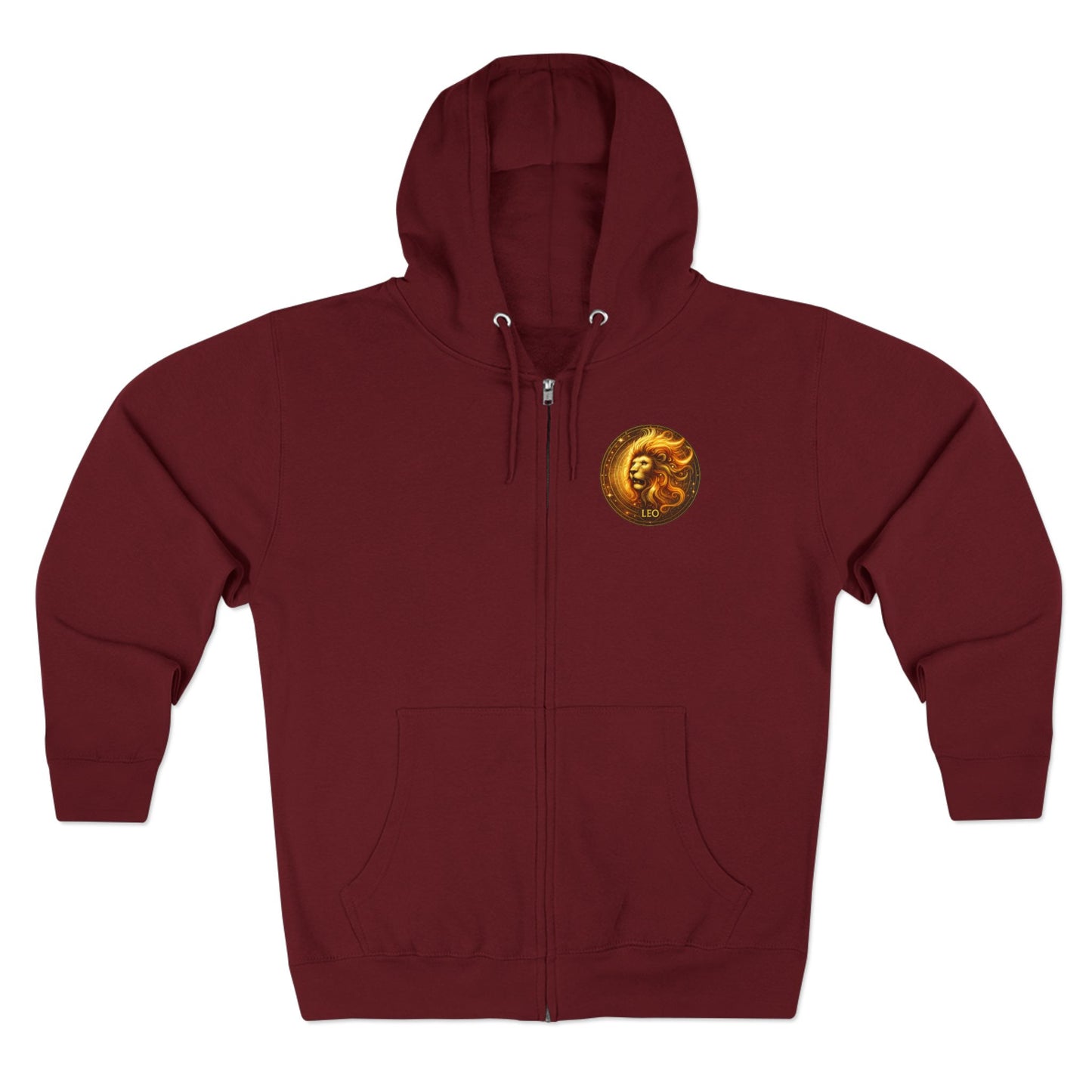 Leo Unisex Zip Hoodie