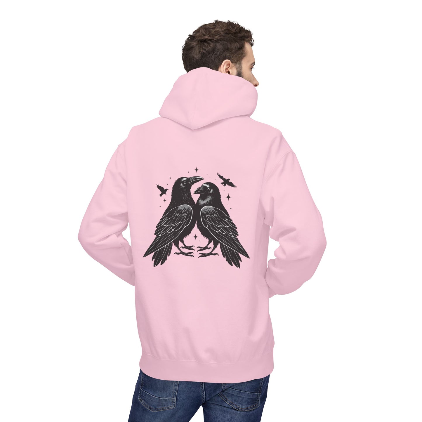 Raven Love Unisex Fleece Pullover