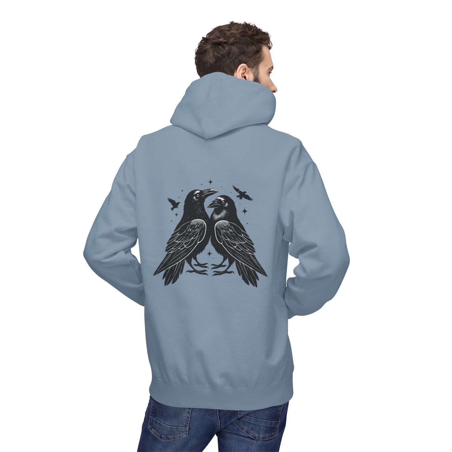 Raven Love Unisex Fleece Pullover