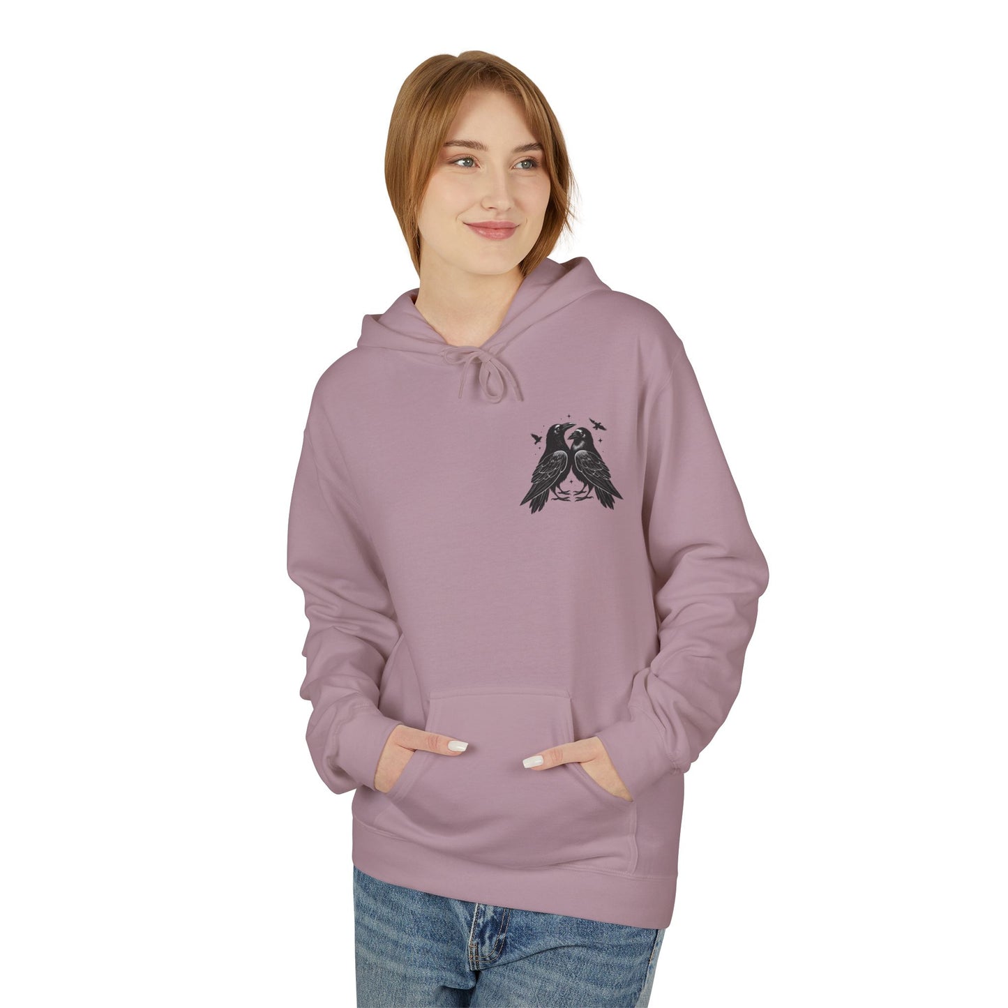 Raven Love Unisex Fleece Pullover