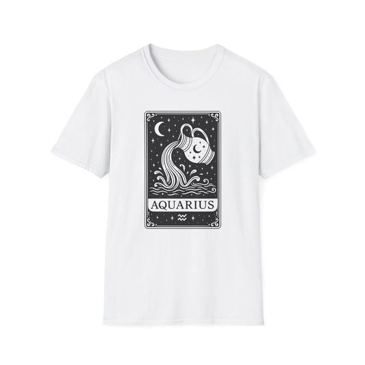 Aquarius Zodiac Softstyle T-Shirt Unisex