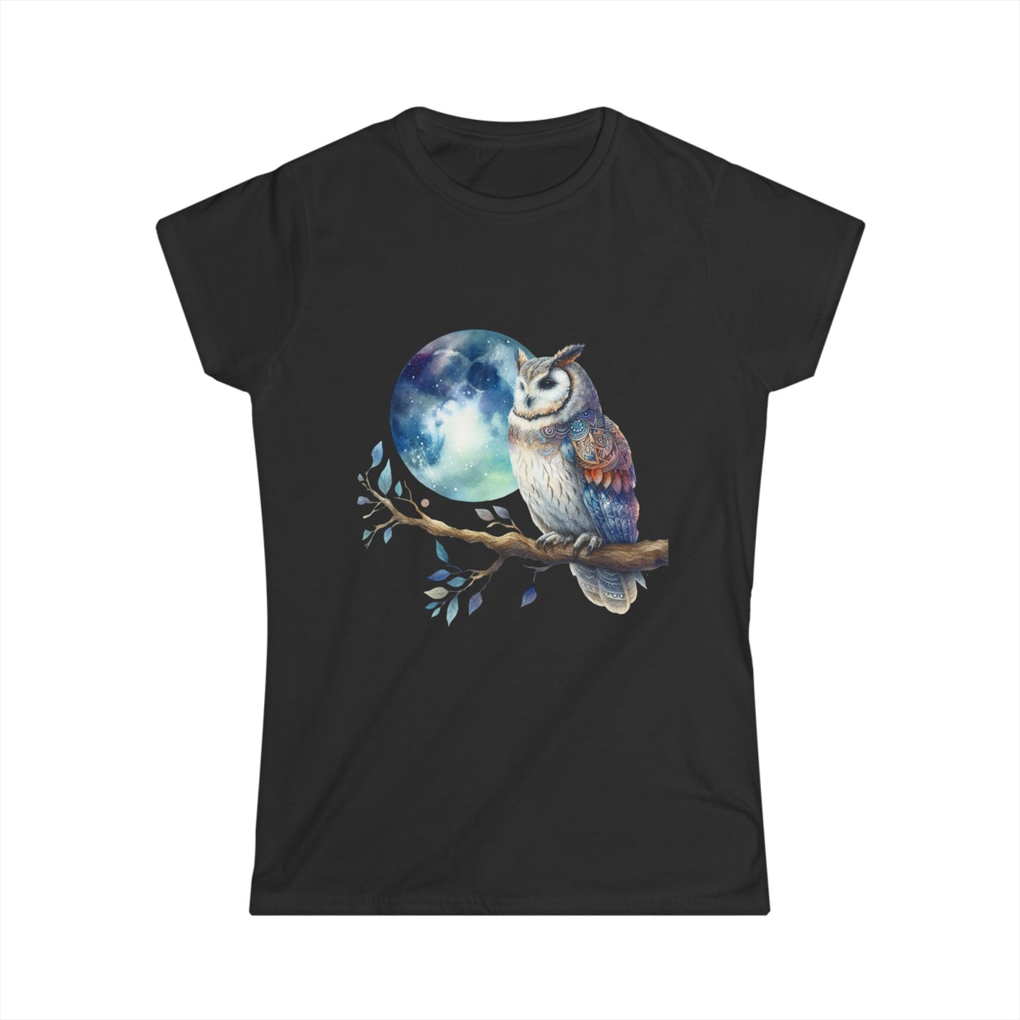 Women's Owl Moon Softstyle Tee