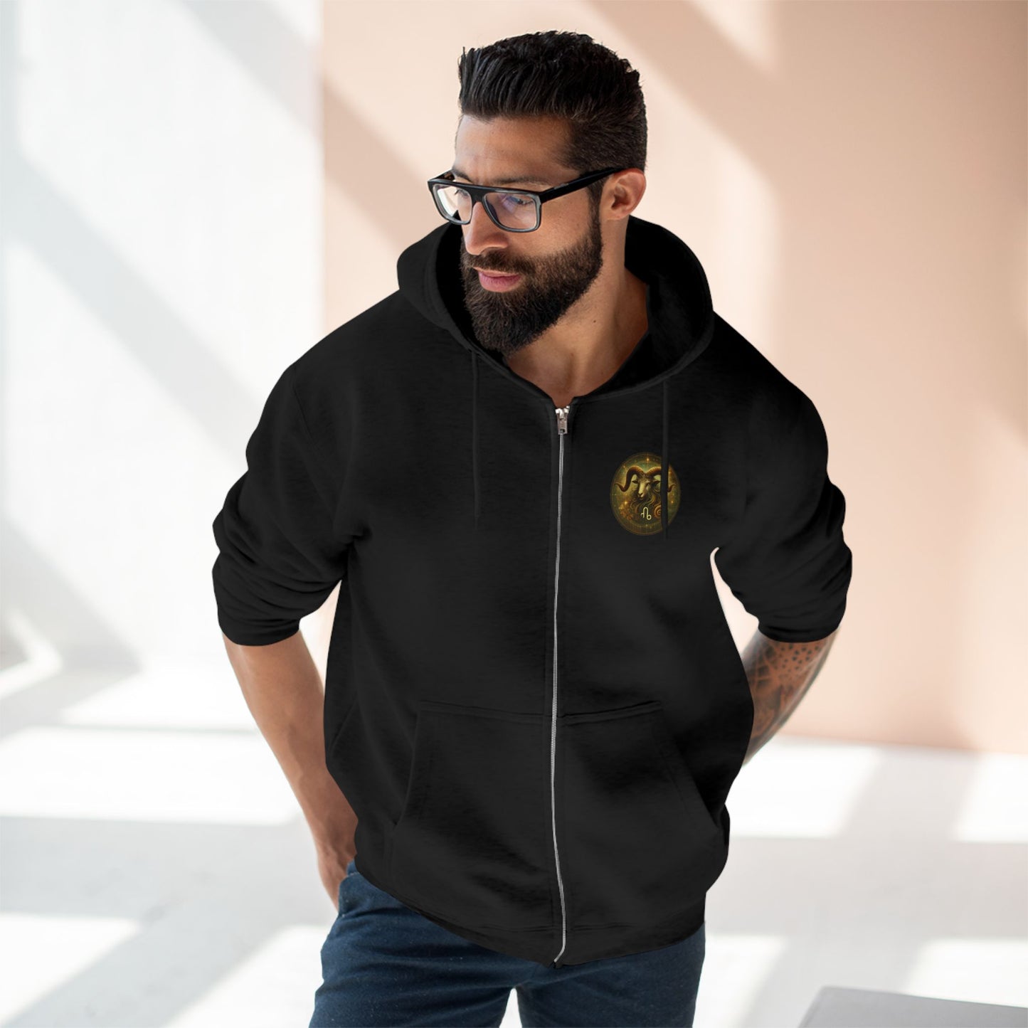 Capricorn Unisex Zip Hoodie