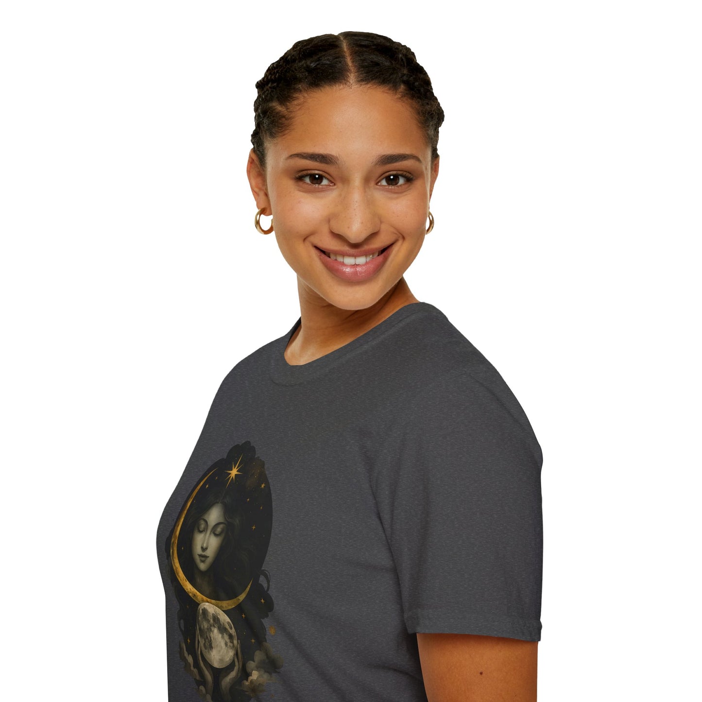 Goddess Moon Unisex Softstyle T-Shirt